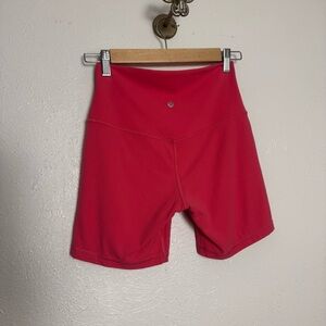 Lululemon Athletica Hot Pink Align Bike Shorts